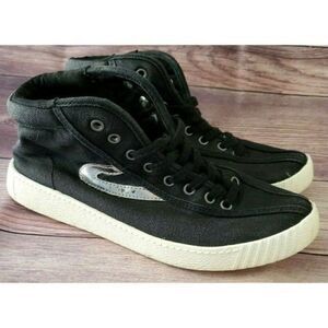 Tretorn Womens Nylite Hi Black Sneakers